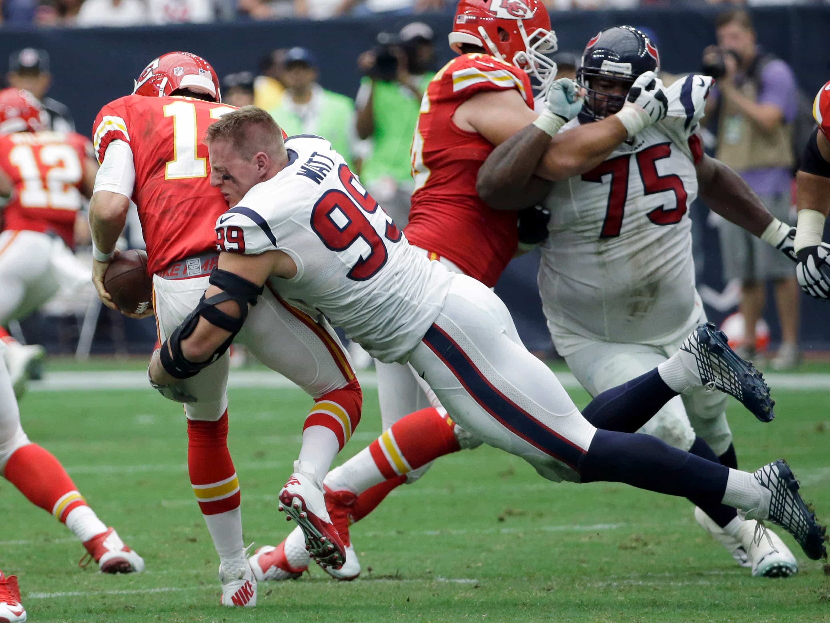 JJ Watt - sack - futebol americano