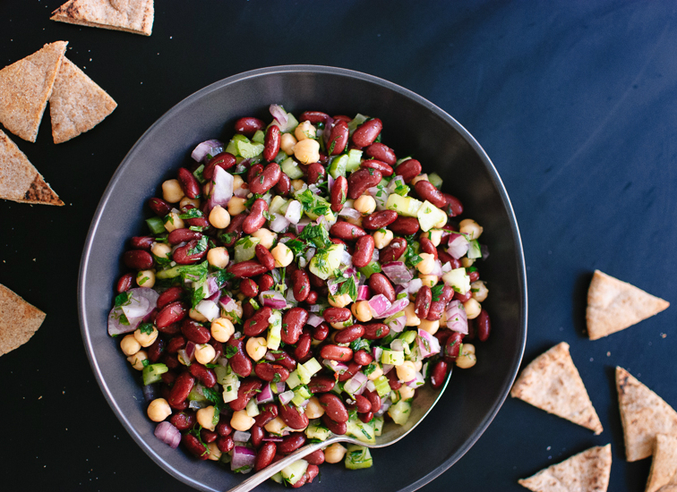 salada libanesa feijao roxo