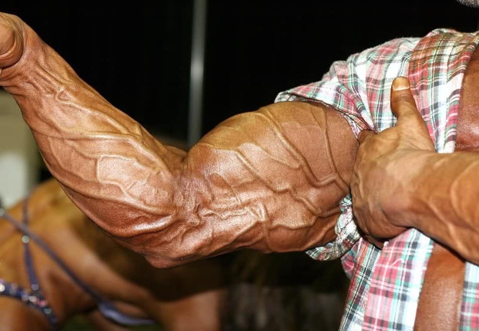 Como ficar cheio de veias no corpo?