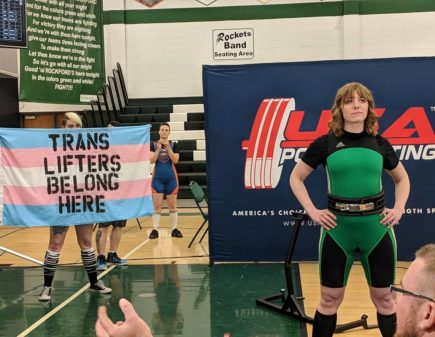 powerlifting protesto