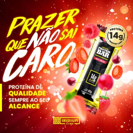 Iridium Protein Bar, Frutas Vermelhas